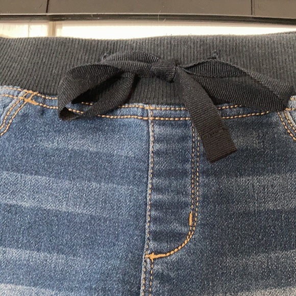 No boundaries blue black chambray denim blue Jean shorty shorts short shorts - Picture 4 of 17